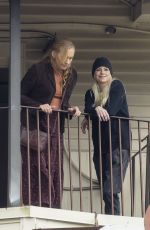 ANNA FARIS and TONI COLLETTE on the Set of The Estate in New Orleans 03/22/2022