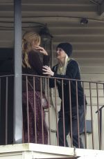 ANNA FARIS and TONI COLLETTE on the Set of The Estate in New Orleans 03/22/2022