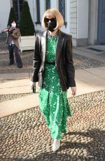 ANNA WINTOUR Out at Milan Fashion Week 02/27/2022