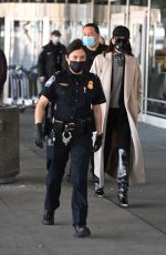 ANNE HATHAWAY at JFK Airport in New York 03/03/2022