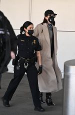 ANNE HATHAWAY at JFK Airport in New York 03/03/2022
