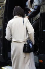 ANNE HATHAWAY Leaves Her Hotel in Milan 02/28/2022