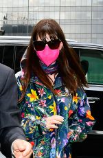ANNE HATHAWAY Out and About in New York 03/07/2022