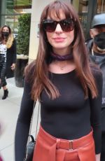 ANNE HATHAWAY Out at Fifth Avenue in New York 03/09/2022
