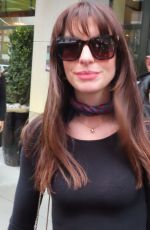 ANNE HATHAWAY Out at Fifth Avenue in New York 03/09/2022