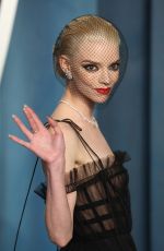 ANYA TAYLOR-JOY at 2022 Vanity Fair Oscar Party in Beverly Hills 03/27/2022
