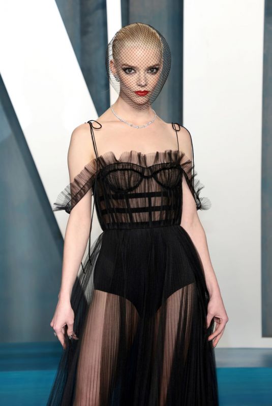 ANYA TAYLOR-JOY at 2022 Vanity Fair Oscar Party in Beverly Hills 03/27/2022