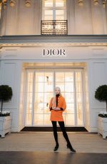 ANYA TAYLOR-JOY at a Tour Through Dior la Galerie at in Paris 03/02/2022