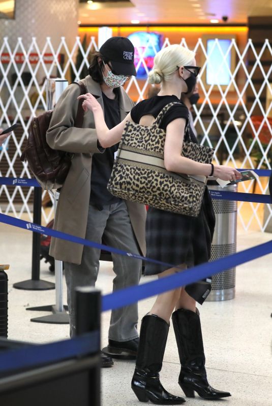 ANYA TAYLOR-JOY at LAX Airport in Los Angeles 03/31/2022
