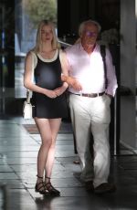 ANYA TAYLOR-JOY Out with Her Father Dennis at Sunset Marquis in West Hollywood 03/25/2022