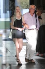 ANYA TAYLOR-JOY Out with Her Father Dennis at Sunset Marquis in West Hollywood 03/25/2022
