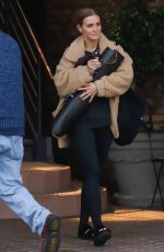 ASHLEE SIMPSON Heading to Workout in Los Angeles 03/114/2022