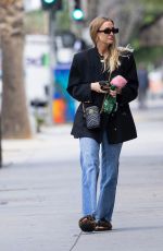 ASHLEE SIMPSON Out and About in Studio City 03/29/2022