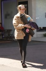 ASHLEE SIMPSON Out for Yoga Class in Los Angeles 03/23/2022