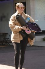 ASHLEE SIMPSON Out for Yoga Class in Los Angeles 03/23/2022