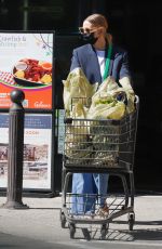 ASHLEE SIMPSON Shopping for Groceries at a Market in Los Angeles 03/01/2022