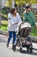 ASHLEY and JESSICA HART Out in Los Angeles 03/05/2022