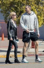 ASHLEY BENSON and G-Eazy Out for Lunch in Los Angeles 03/14/2022