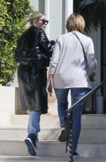 ASHLEY BENSON Out for Lunch with a Friend in Los Angeles 03/06/2022