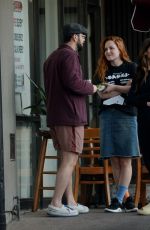 ASHLEY GREENE and Paul Khoury Out for Lunch in Studio City 03/08/2022