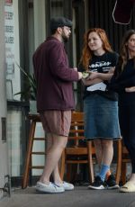 ASHLEY GREENE and Paul Khoury Out for Lunch in Studio City 03/08/2022