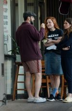 ASHLEY GREENE and Paul Khoury Out for Lunch in Studio City 03/08/2022
