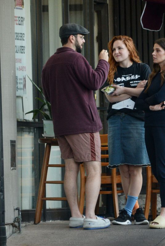 ASHLEY GREENE and Paul Khoury Out for Lunch in Studio City 03/08/2022