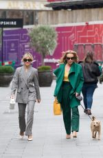 ASHLEY ROBERTS and AMANDA HOLDEN Leaves Global Radio in London 03/10/2022
