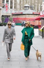 ASHLEY ROBERTS and AMANDA HOLDEN Leaves Global Radio in London 03/10/2022