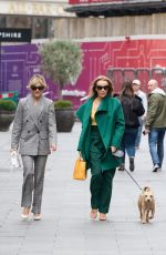ASHLEY ROBERTS and AMANDA HOLDEN Leaves Global Radio in London 03/10/2022