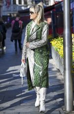ASHLEY ROBERTS and ZOE HARDMAN Leaves Heart FM Breakfast Show in London 03/18/2022