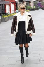 ASHLEY ROBERTS at Global Radio Studios in London 03/07/2022