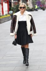 ASHLEY ROBERTS at Global Radio Studios in London 03/07/2022