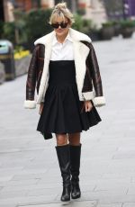 ASHLEY ROBERTS at Global Radio Studios in London 03/07/2022