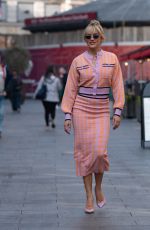 ASHLEY ROBERTS at Global Radio Studios in London 03/23/2022