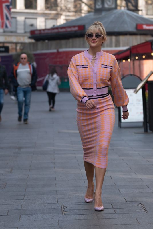 ASHLEY ROBERTS at Global Radio Studios in London 03/23/2022