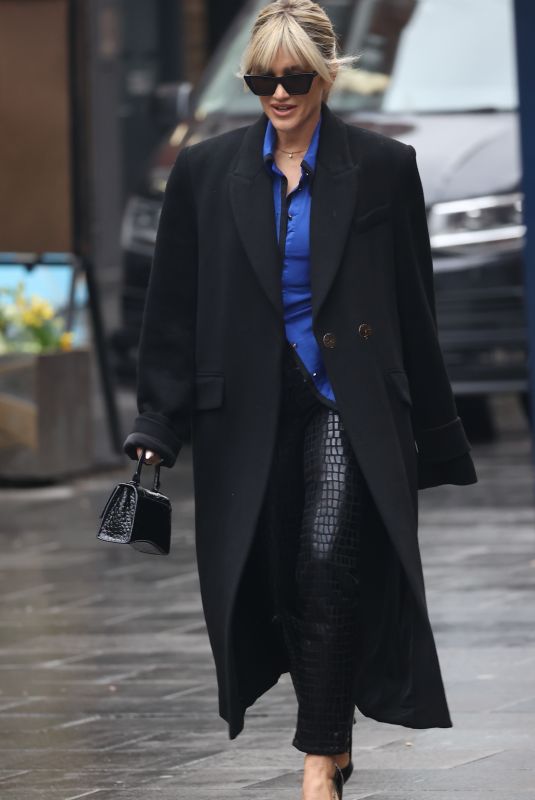 ASHLEY ROBERTS at Heart Radio in London 03/16/2022
