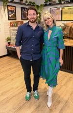 ASHLEY ROBERTS at New Social Bite Coffee Shop Opening at Strand in London 03/15/2022