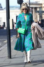 ASHLEY ROBERTS Heading to a Press Launch in London 03/15/2022