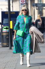 ASHLEY ROBERTS Heading to a Press Launch in London 03/15/2022