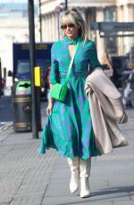 ASHLEY ROBERTS Heading to a Press Launch in London 03/15/2022