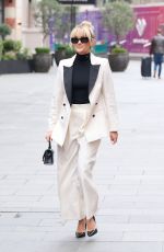 ASHLEY ROBERTS Leaves Global Radio in London 03/04/2022