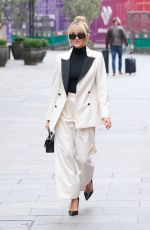 ASHLEY ROBERTS Leaves Global Radio in London 03/04/2022