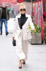 ASHLEY ROBERTS Leaves Global Radio in London 03/04/2022
