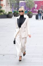 ASHLEY ROBERTS Leaves Global Radio in London 03/04/2022