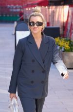 ASHLEY ROBERTS Leaves Global Radio Studios in London 03/17/2022
