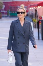 ASHLEY ROBERTS Leaves Global Radio Studios in London 03/17/2022