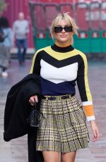 ASHLEY ROBERTS Leaves Global Radio Studios in London 03/22/2022