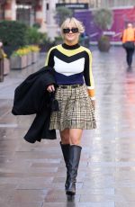 ASHLEY ROBERTS Leaves Global Radio Studios in London 03/22/2022