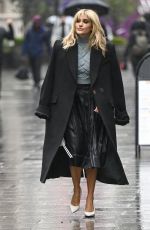 ASHLEY ROBERTS Leaves Global Studios in London 03/01/2022